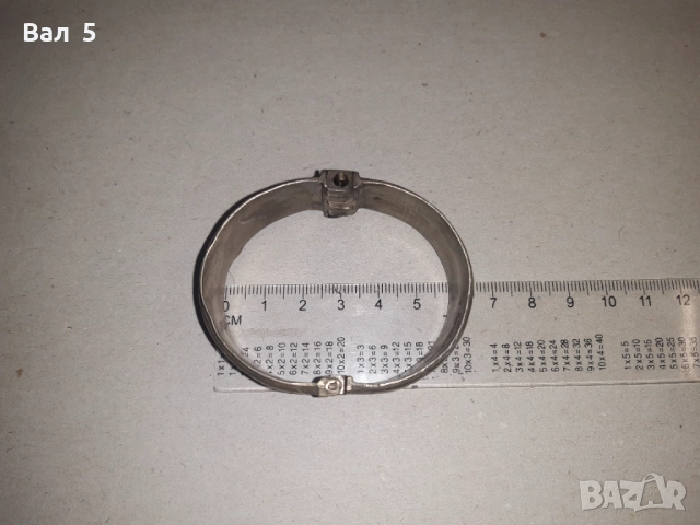 Автентична възрожденска сребърна гривна, снимка 8 - Антикварни и старинни предмети - 52050131