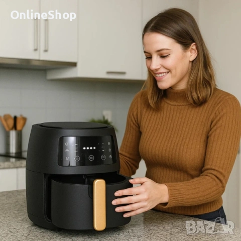 Еър фрайър Silver Crest S-18, 8 литра, 2400 W, снимка 8 - Други инструменти - 53367876