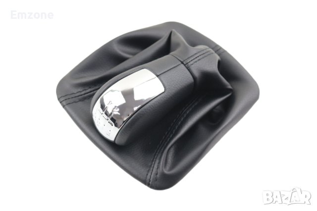 Топка за скоростен лост с кожен маншон и рамка за Шкода Skoda Octavia 2004 - 2011 с 5 и 6 ск., снимка 2 - Аксесоари и консумативи - 40358196