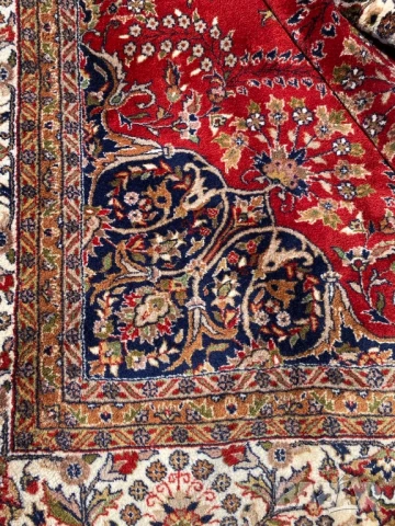 Персийски килим Керман, снимка 8 - Килими - 51129368