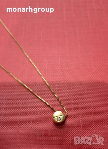 Златно колие /18к, снимка 3 - Бижутерийни комплекти - 53331625
