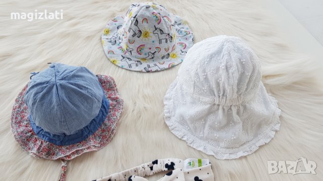 Летни шапки за бебе 1-2 години, снимка 9 - Други - 37159607