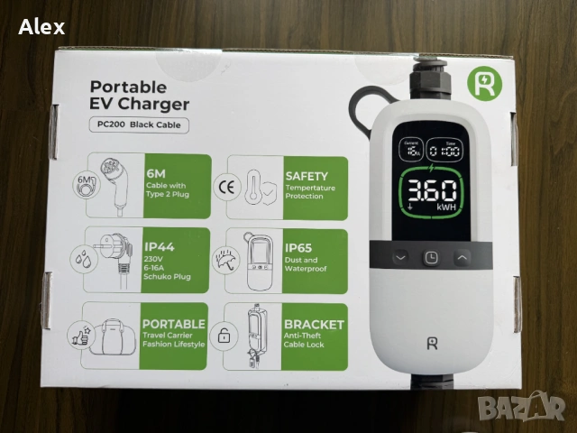 Мобилно зарядно устройство RheidonTech - PC200, шуко-Тип 2, снимка 3 - Аксесоари и консумативи - 53291931