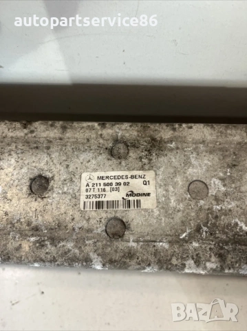 Радиатор на интеркулер за Mercedes CLS W219 320 CDI (2009) A2115003902, снимка 3 - Части - 53997875