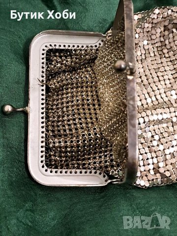Винтидж портмоне метална , мрежа,,, снимка 3 - Антикварни и старинни предмети - 40451073