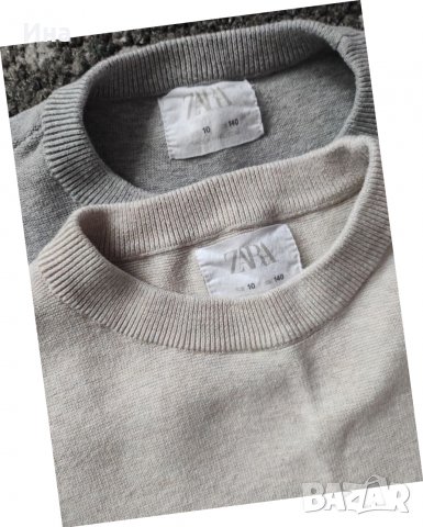 Памучни пуловери Zara р-р 140 см. , снимка 4 - Детски пуловери и жилетки - 38884558