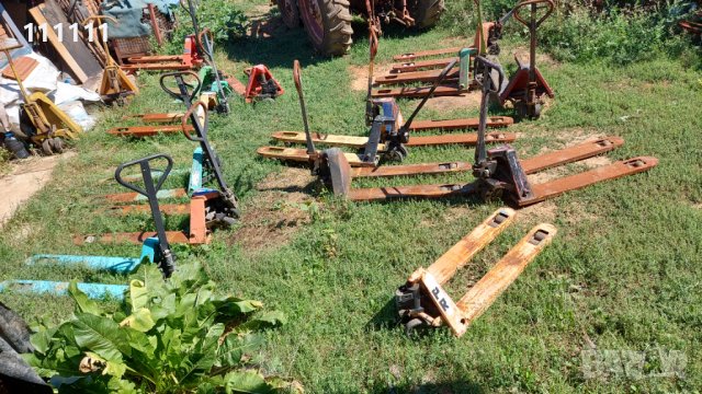 Палетна  количка работеща , снимка 12 - Индустриална техника - 37676133