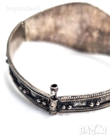 Старо сребро / сребърна гривна, снимка 4 - Гривни - 54204461