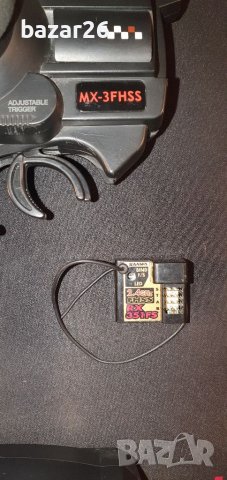 Апаратурата Sanwa 2.4 GHz Model Mx-3FHSS с приемник RX351FS 3канален , снимка 2 - Дронове и аксесоари - 40029476