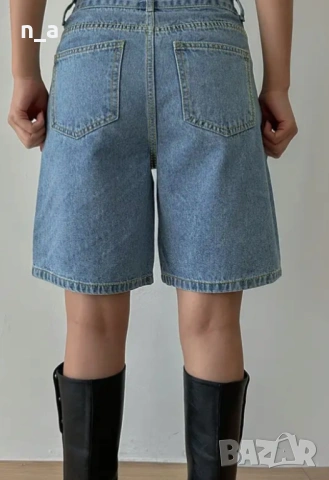 Модерни къси дънкови панталони, снимка 3 - Къси панталони и бермуди - 53978688