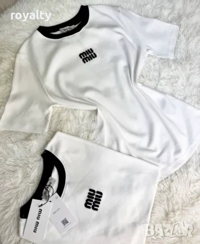 Miu Miu дамски тениски , снимка 3 - Тениски - 50394662