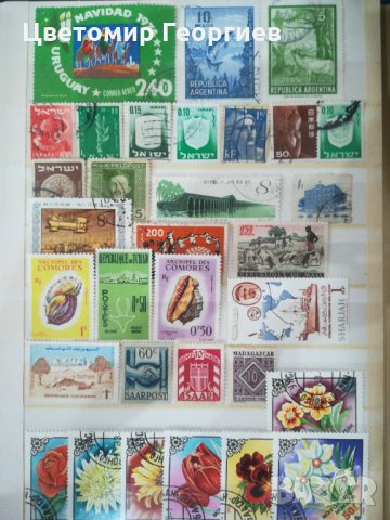 Пощенски марки чужди 100бр., снимка 3 - Филателия - 31885317