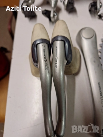 vintage groupset shimano 105 series 1051, снимка 3 - Части за велосипеди - 53017422