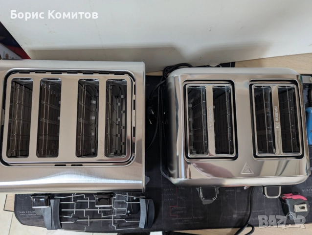 SEEDEEM Тостер 4 филийки, LCD дисплей, снимка 6 - Тостери - 51766707