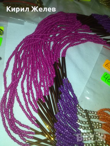 ТУАРЕГСКА МЪНИСТЕНА ОГЪРЛИЦА с МЕСИНГ ЕЛЕМЕНТИ ТРАДИЦИОННА 63491, снимка 3 - Колиета, медальони, синджири - 29614843