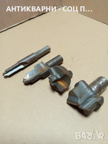 Комплект Стари Стругарски Ножове Инструменти Фрезери.