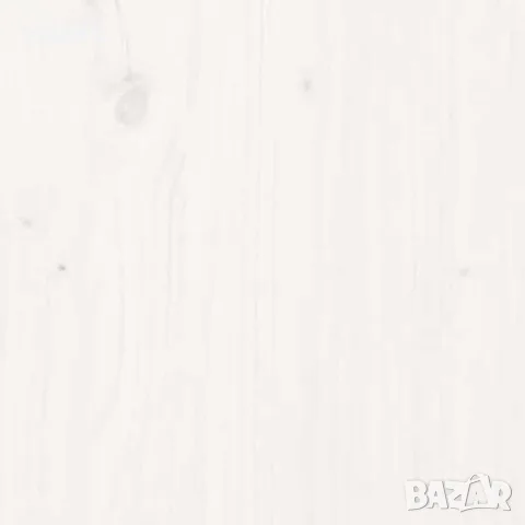 vidaXL Рамка за легло без матрак, бял, 120x200 см, бор масив, снимка 8 - Спални и легла - 56148184