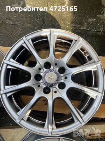 Оригинални джанти 16’ 5х112 Мерцедес, снимка 4 - Гуми и джанти - 54229746