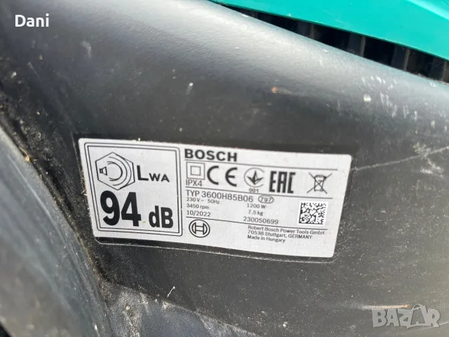 Ел. косачка Bosch 1200w, снимка 4 - Градинска техника - 56369227