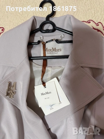 Уникално пролетно манто MAX MARA, снимка 5 - Палта, манта - 53029293