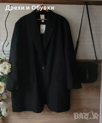 Черен нов блейзър H&M , снимка 10 - Сака - 51291217