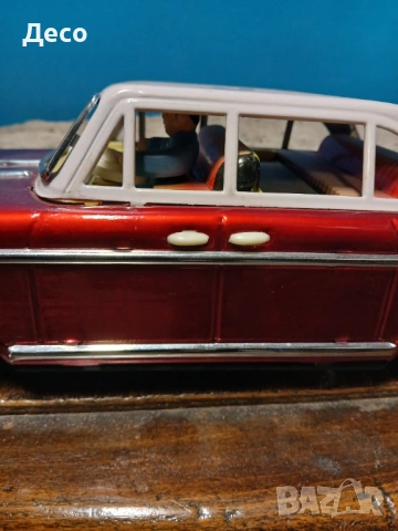 Стара китайска ламаринена играчка автомобил седан., снимка 6 - Колекции - 53007895