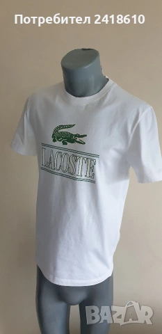 Lacoste Cotton Regular Fit  Unisex Size XS НОВО! ОРИГИНАЛНА Унисекс Тениска!, снимка 11 - Тениски - 53921677