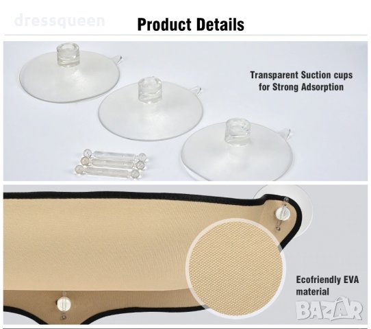 2762 Котешко легло за страничен монтаж на прозорец, снимка 9 - За котки - 30379944