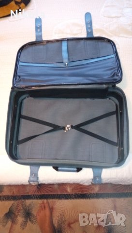 Куфар естествена кожа - Марко Поло син Marco Polo Suitcase, снимка 11 - Куфари - 34495696
