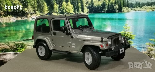 Jeep Wrangler SAHARA Burago 1:18 HQ, снимка 10 - Колекции - 33866036