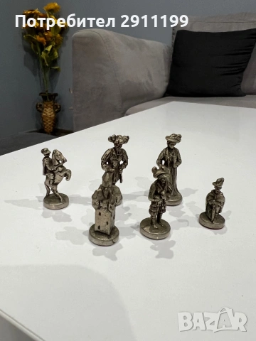 Красив антикварен шах, снимка 9 - Шах и табла - 54266326