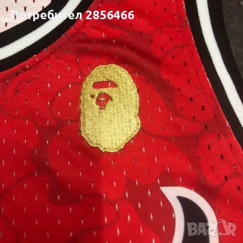 Мъжки потник Mitchell&Ness Bape 93 Miami Heat размер XXL, снимка 4 - Тениски - 52085151
