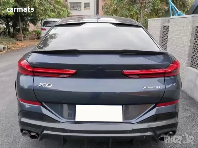 Спойлер за багажник за BMW X6 G06 (2020+) - черен гланц