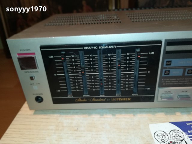 fisher ca-58 amplifier 260w-made in japan/sweden 2210201852, снимка 9 - Ресийвъри, усилватели, смесителни пултове - 30520596