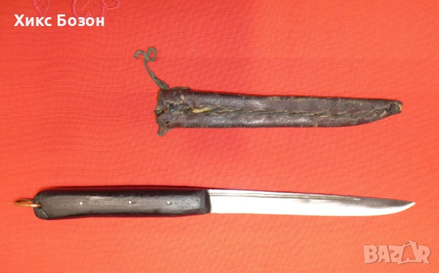 Античен български ловен нож на 100++ години, снимка 7 - Антикварни и старинни предмети - 54227567