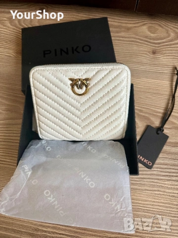 Чисто нова чанта, колан и пртфейл Pinko в бял цвят, снимка 8 - Чанти - 54049103