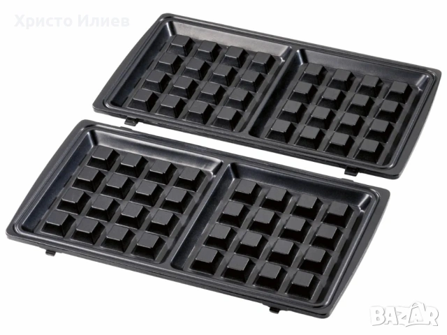 Тостер за сандвичи Гофретник 3 в 1 3 сменяеми плочи SilverCrest черен 750 W, снимка 6 - Тостери - 54023649