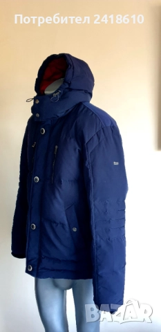 Hugo Boss Mens Down Water Repellent Jacket Size 54 / XL ОРИГИНАЛ! Мъжко Зимно пухено Яке - Парка!, снимка 9 - Якета - 52225771