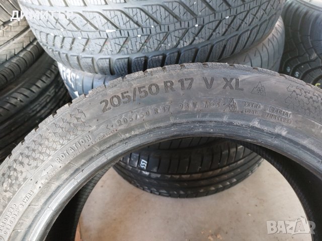 2 бр.зимни гуми Continental  205 50 17 dot3021 Цената е за брой!, снимка 6 - Гуми и джанти - 44142719