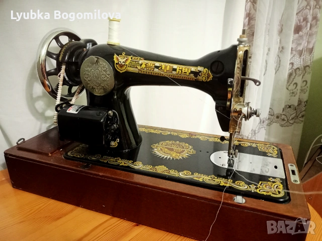 Ретро шевна машина с електрически педал, снимка 5 - Други машини и части - 53053443