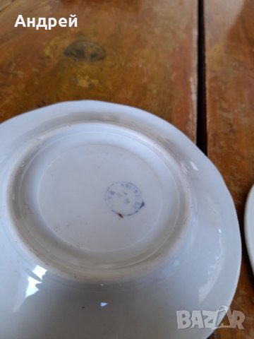 Стара порцеланова чиния,чинийки #18, снимка 6 - Други ценни предмети - 37023062