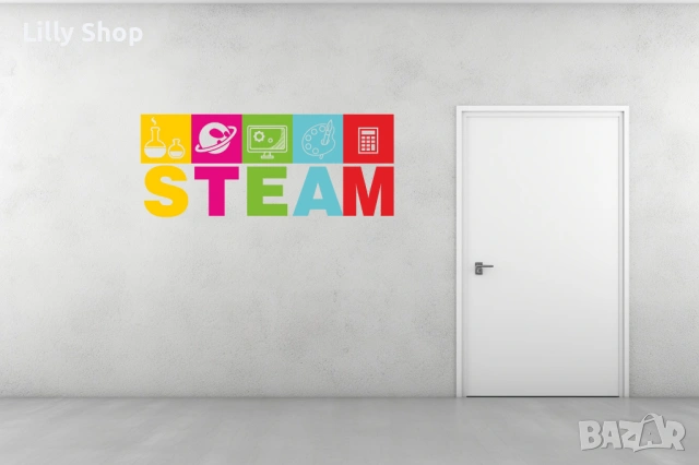 СТИКЕРИ ЗА STEM КАБИНЕТИ | ДЕКОРАЦИЯ ЗА УЧИЛИЩА | STEM СРЕДА, снимка 4 - Копирни услуги - 54223090