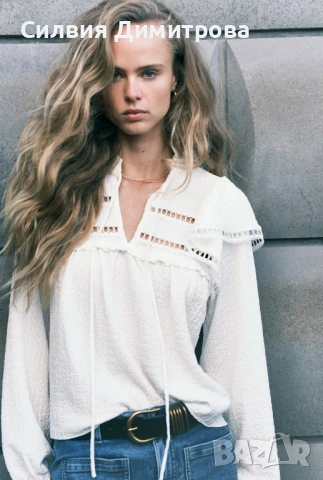 Дамска релефна блуза H&M