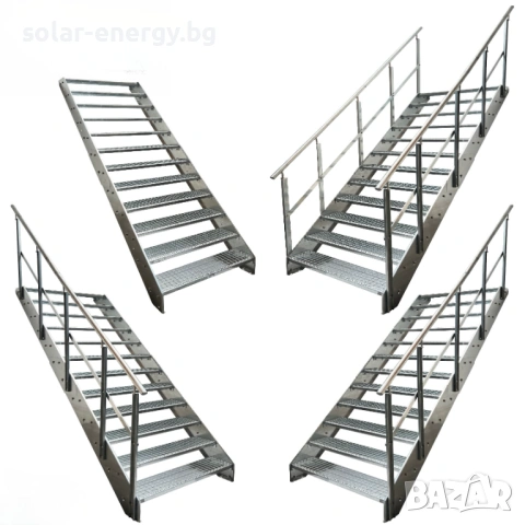 Метално стълбище 12 стъпала | Външни стълби | Поцинковано, снимка 5 - Други - 54235848
