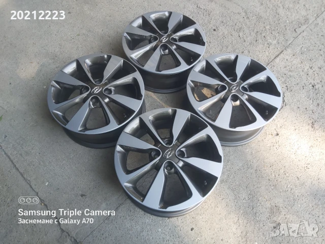4 броя алуминиеви джанти за Hyundai i20 II 16, снимка 6 - Гуми и джанти - 50740003