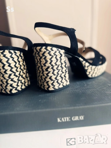 нови сандали с дебел ток Kate Gray , снимка 3 - Сандали - 54239935