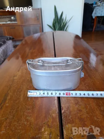 Стара алуминиева кутия за храна #4, снимка 2 - Други ценни предмети - 48039276