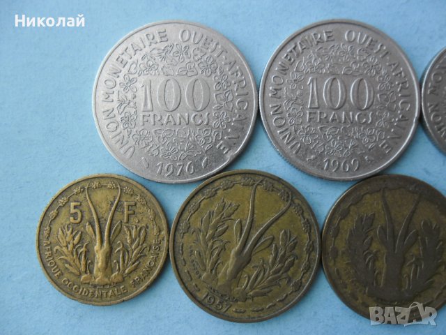 Лот монети Западна африка, снимка 2 - Нумизматика и бонистика - 40594645