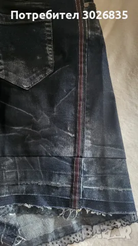 Дънкова пола., снимка 4 - Поли - 48928332