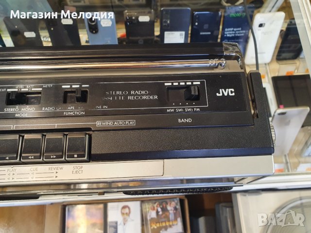 Радиокасетофон JVC RC-646W В отлично техническо състояние, много добър външен вид., снимка 13 - Радиокасетофони, транзистори - 42623956
